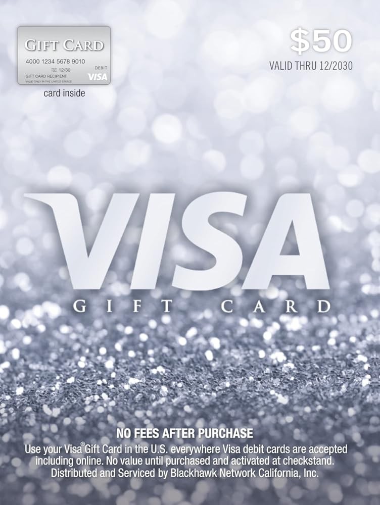 Visa $50 Gift Card