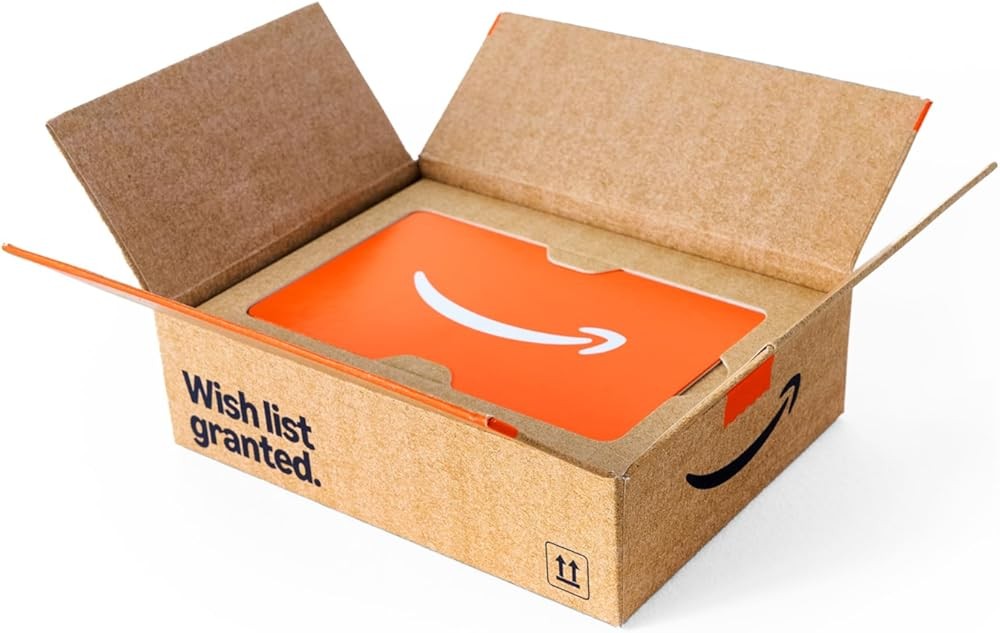 Amazon Physical Gift Card in a Gift Box