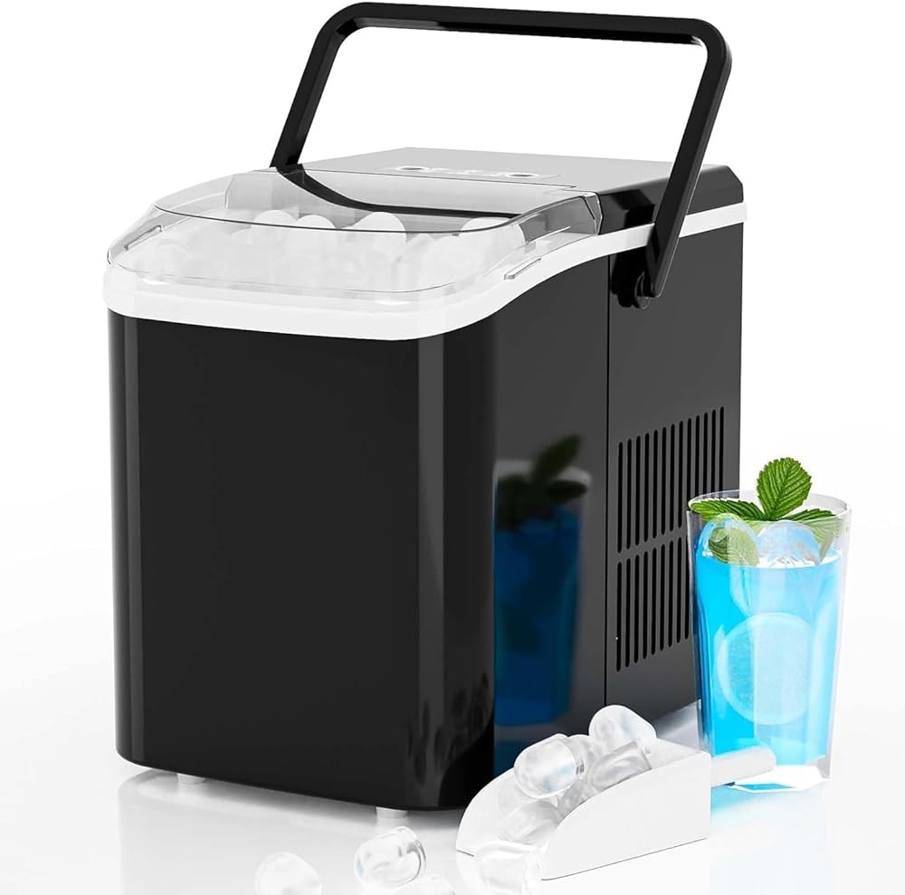 Sweetcrispy Countertop Ice Maker Machine